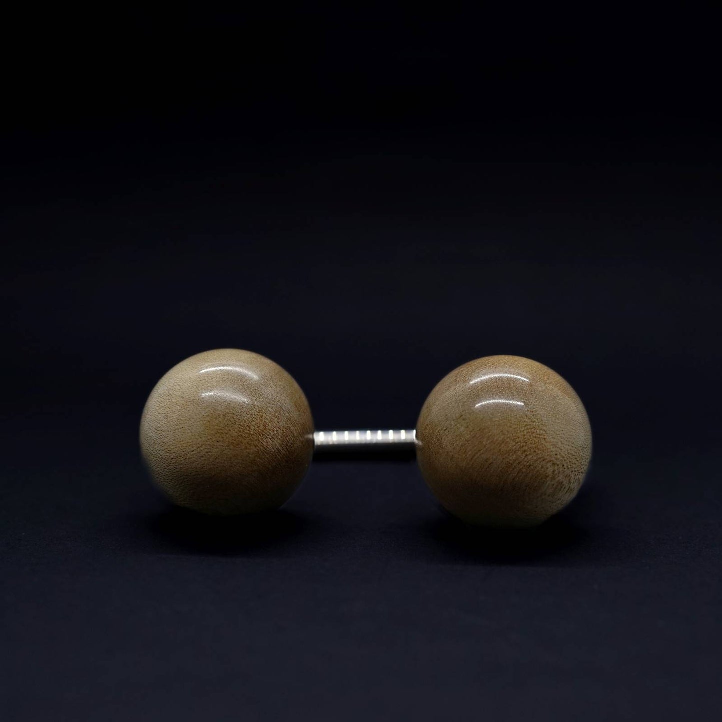 Gaia Double Sphere Torque Bangle - Silverwood Jewellery