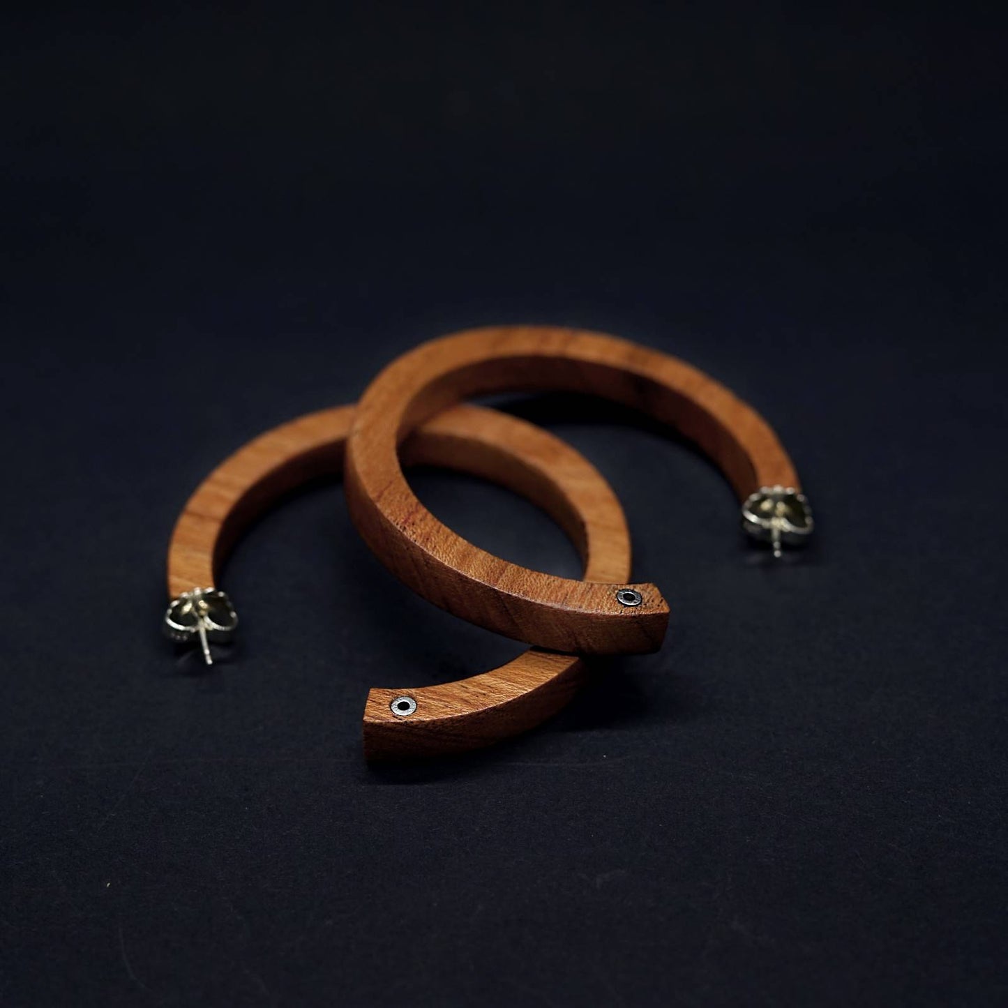 Iris Giant Hoop Earrings - Silverwood Jewellery