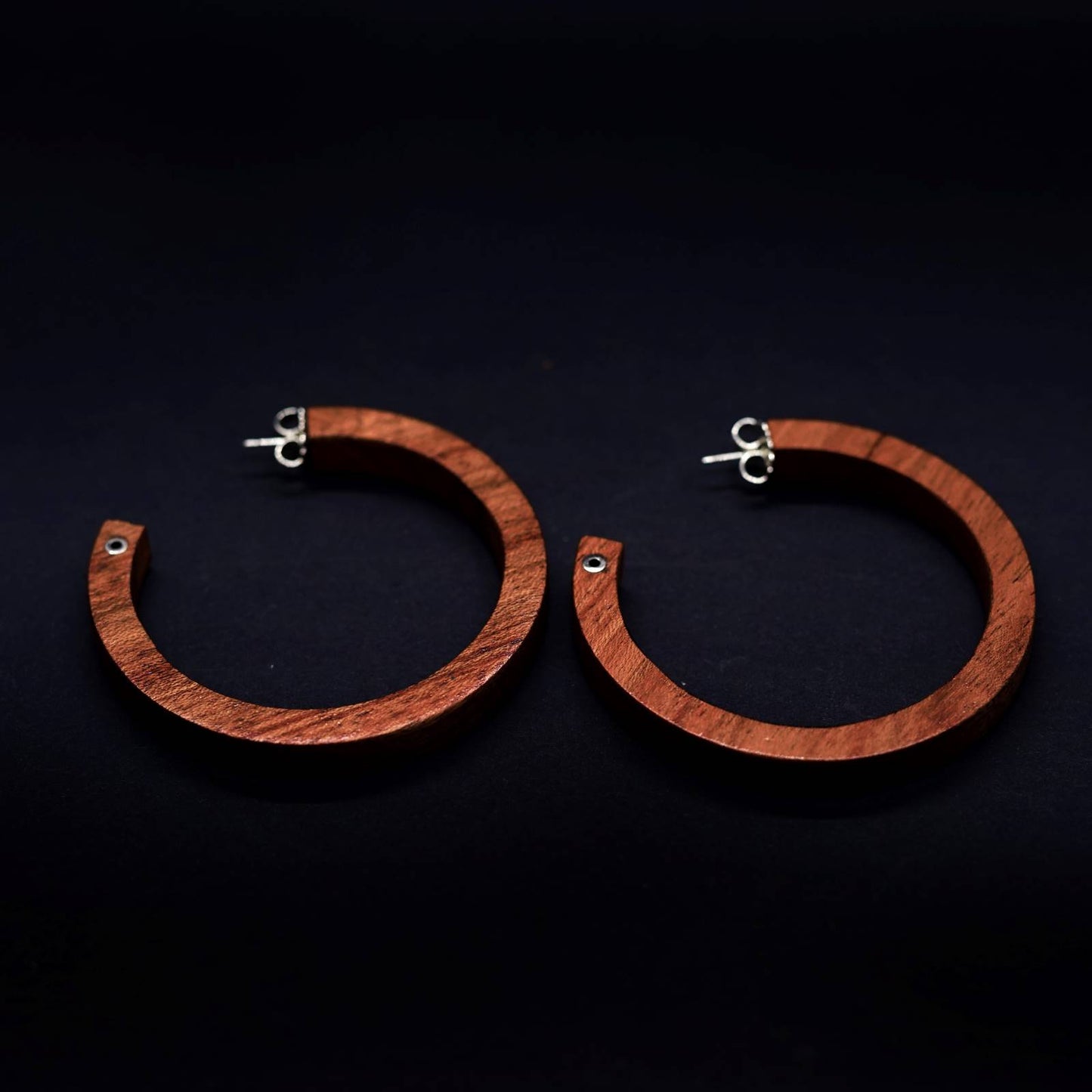 Iris Giant Hoop Earrings - Silverwood Jewellery